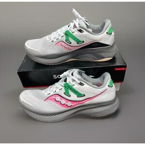 Saucony Guide 16 S10810-85 Sneakers Womens White/Gravel Running Shoes Sz 11 New